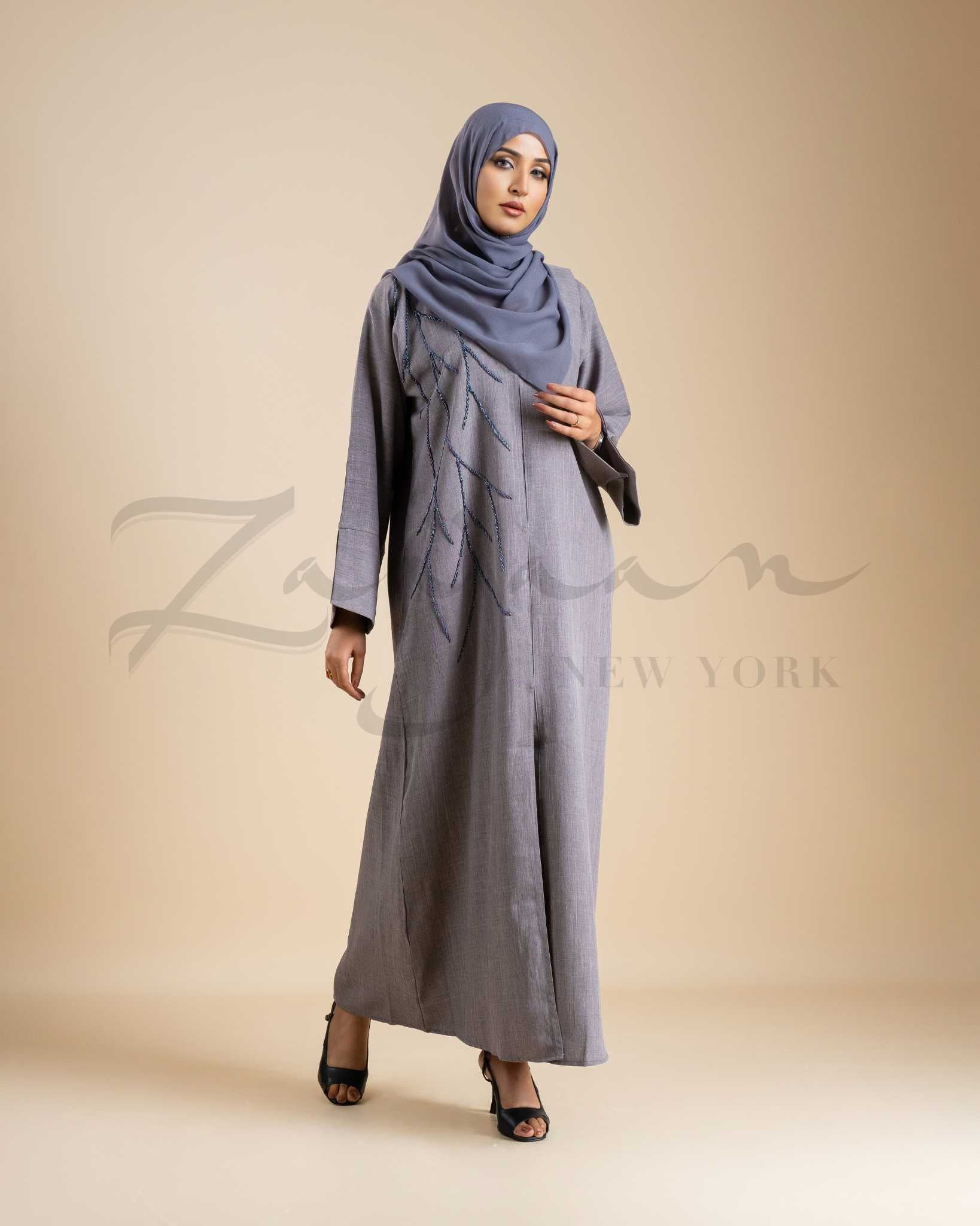 Branch Embroidery Abaya