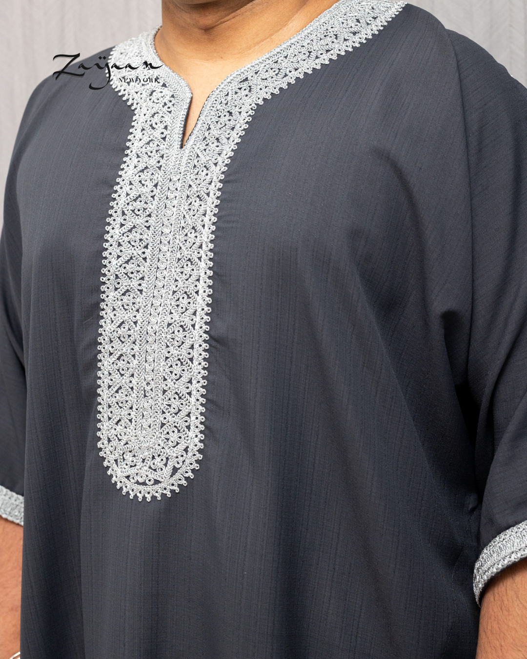 Authentic Moroccan Thobe | LIGHT GRAY