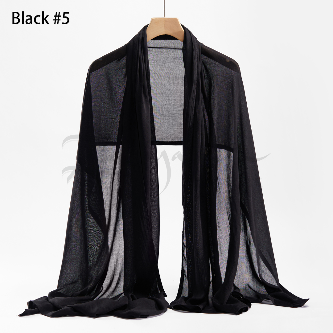 Premium Viscose DBL Stch Modal Hijab