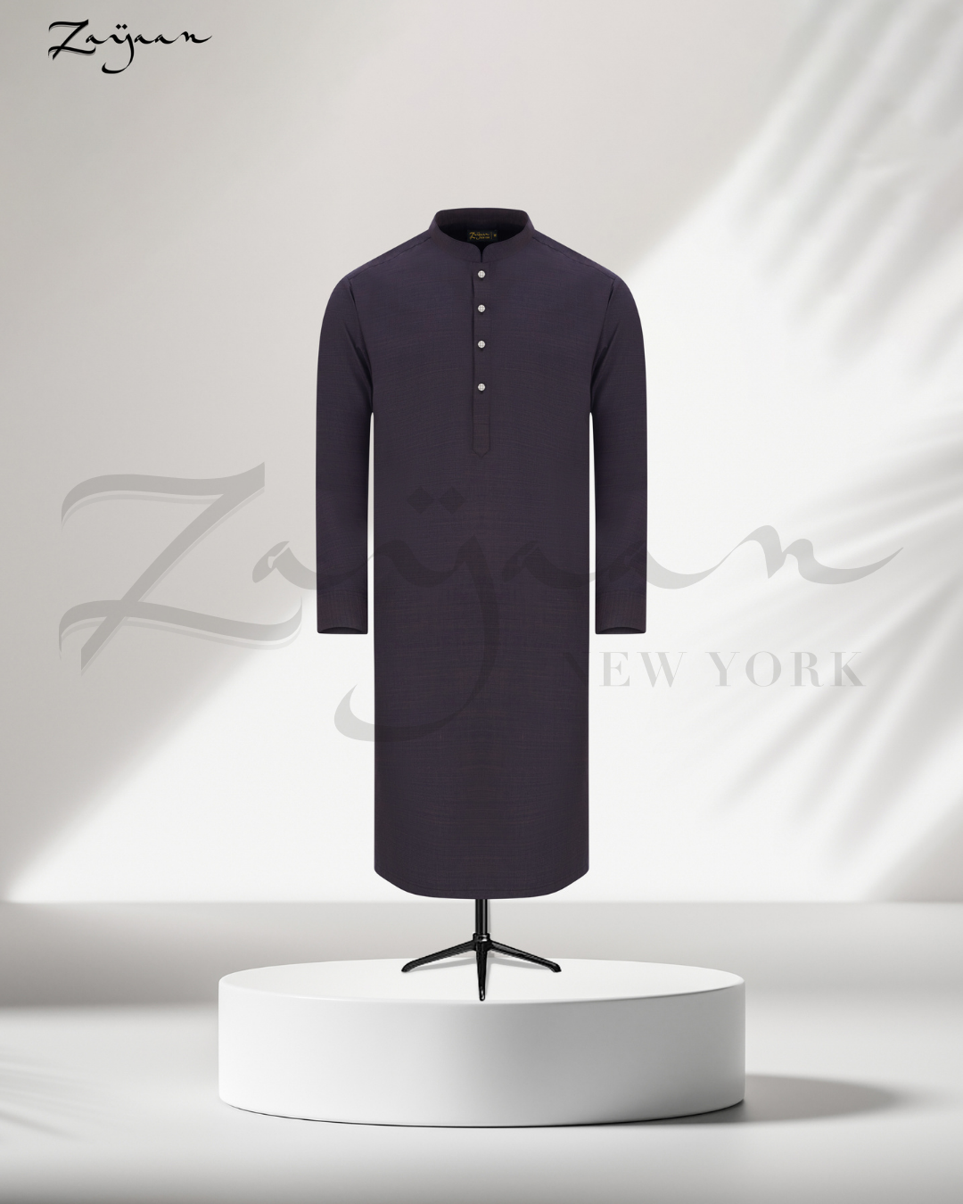 Pakistani Jacquard dark purple-gray