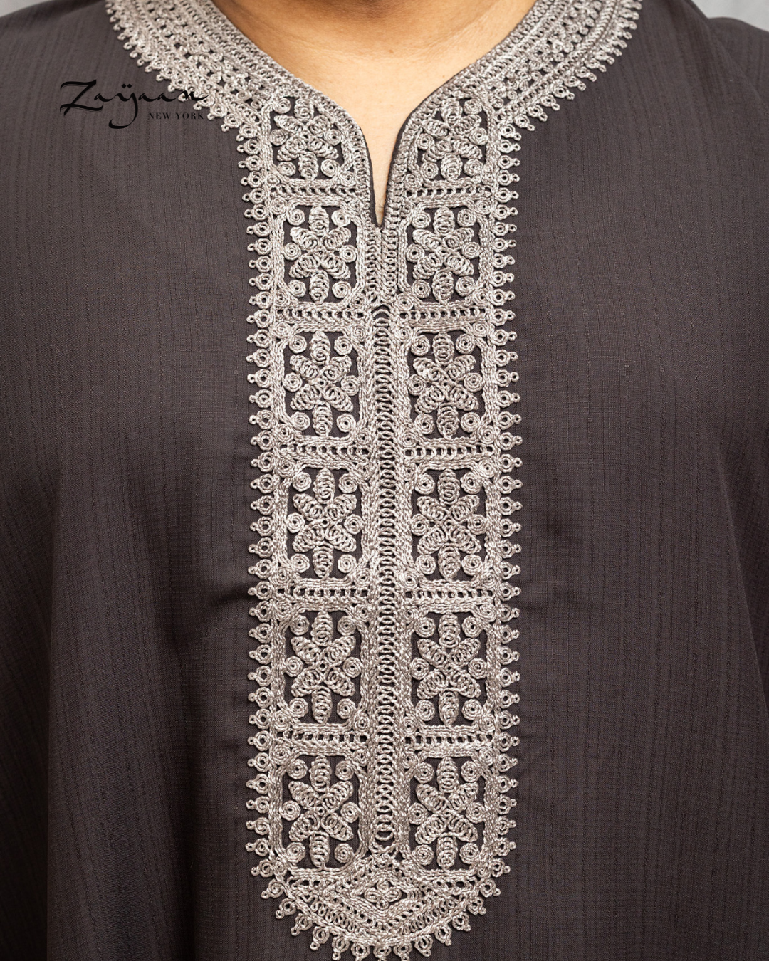 Authentic Moroccan Thobe | DARK GRAY