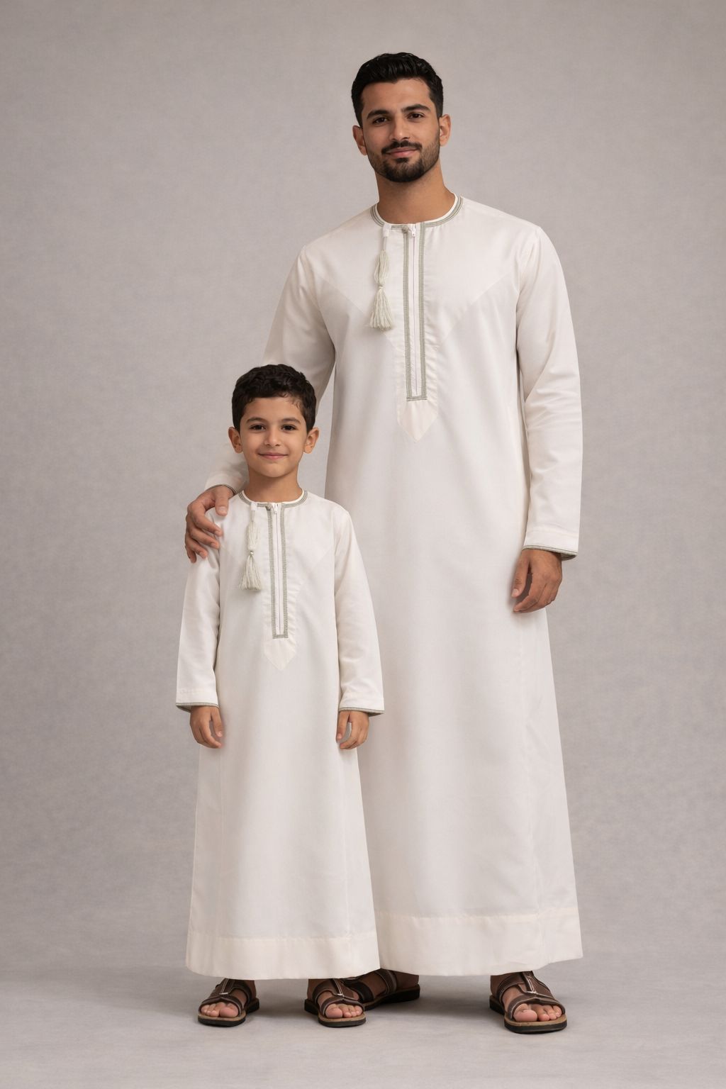 Premium Kids Omani | Light Pink