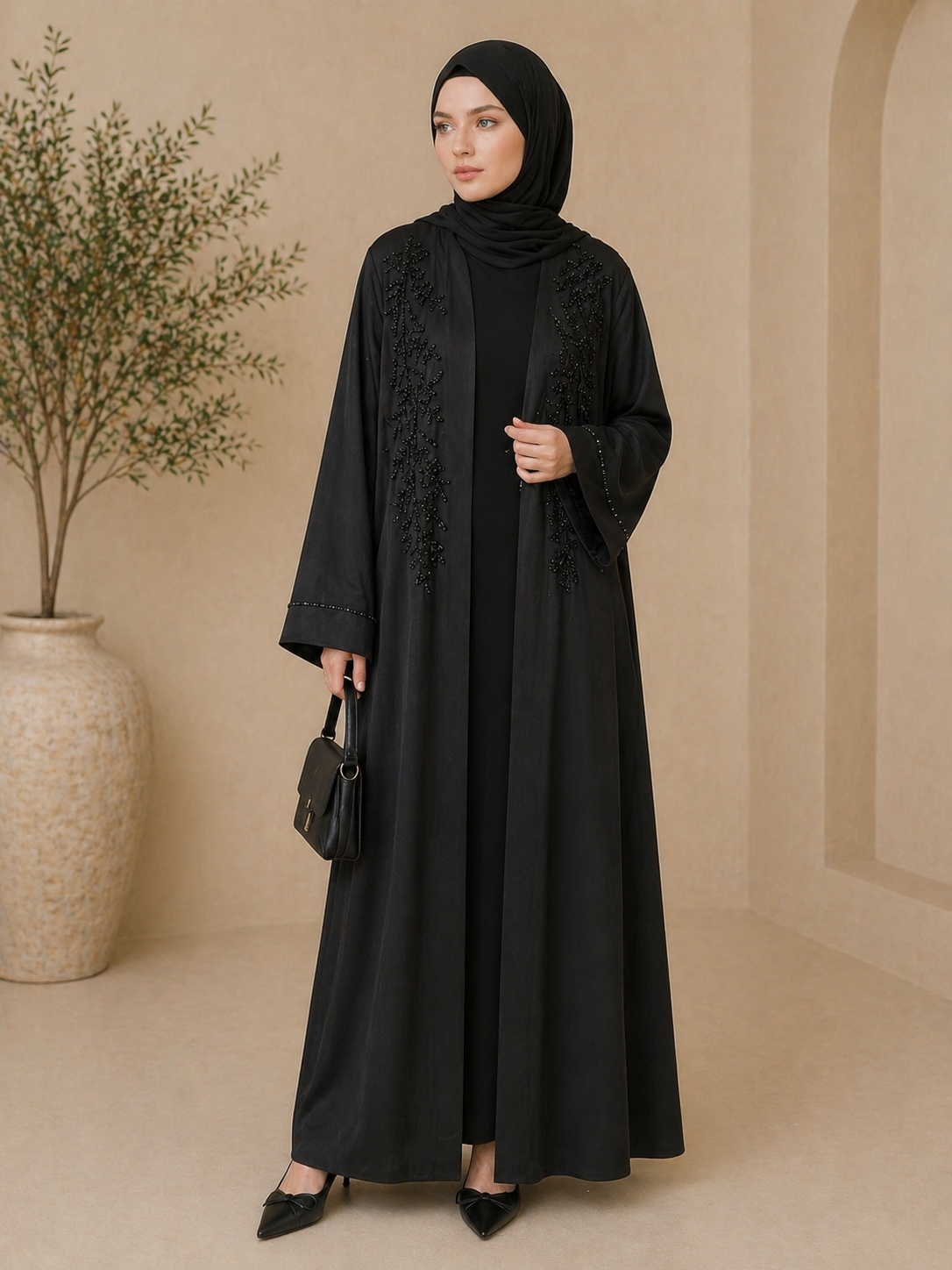 Sultana Beaded Abaya