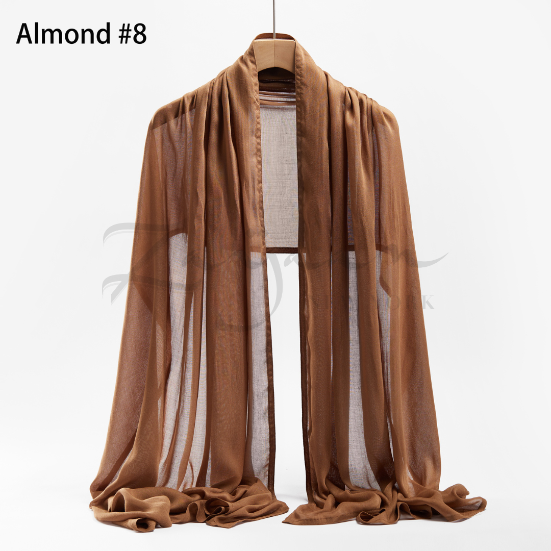 Premium Viscose DBL Stch Modal Hijab