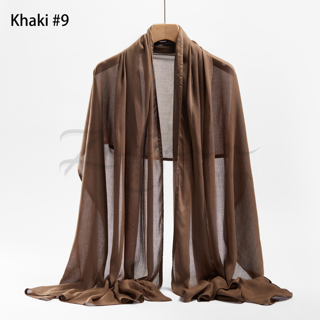 Premium Viscose DBL Stch Modal Hijab