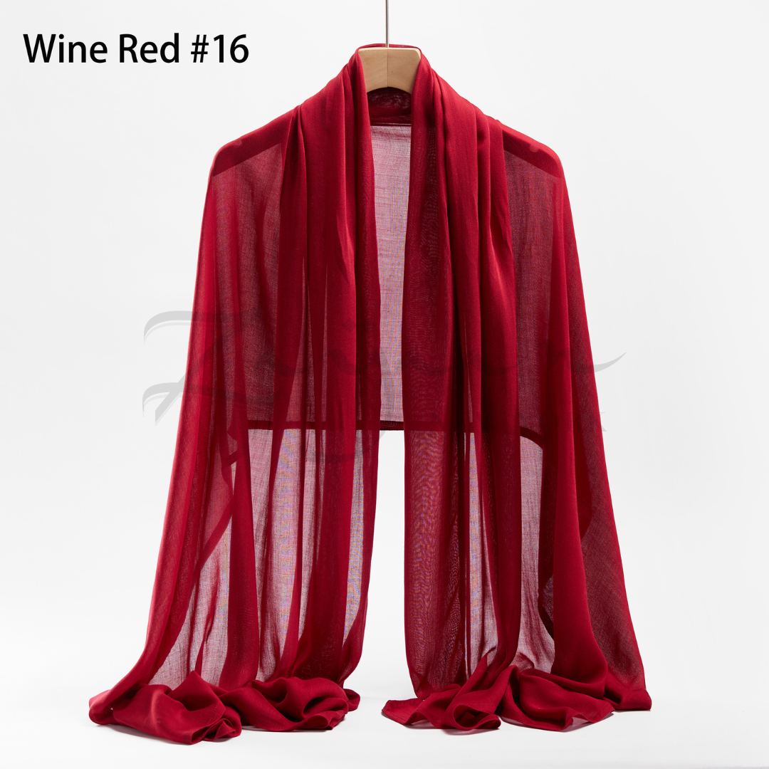 Premium Viscose DBL Stch Modal Hijab