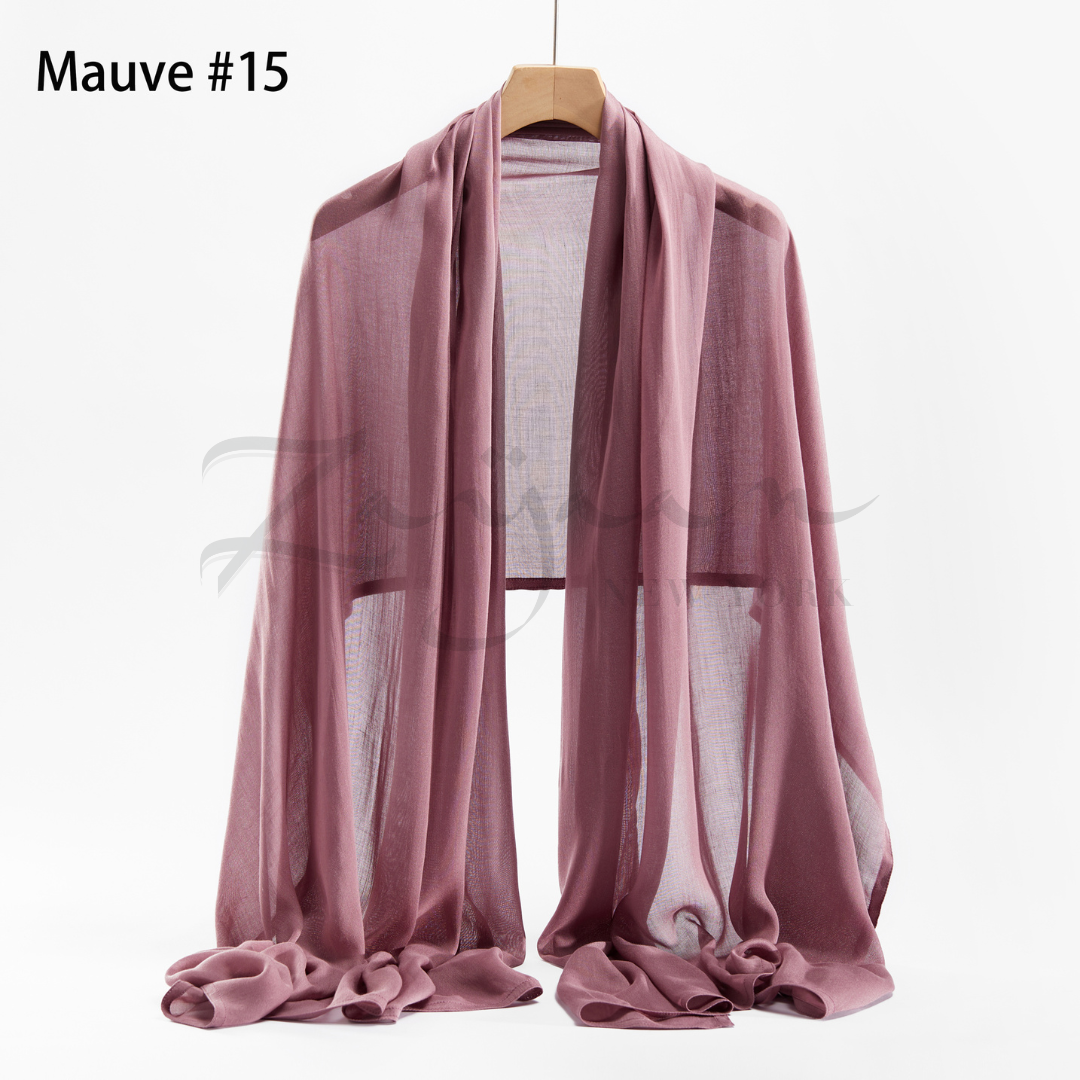 Premium Viscose DBL Stch Modal Hijab