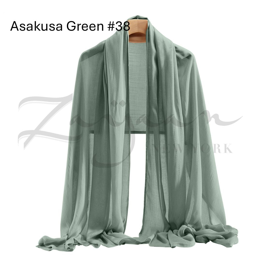 Premium Viscose DBL Stch Modal Hijab