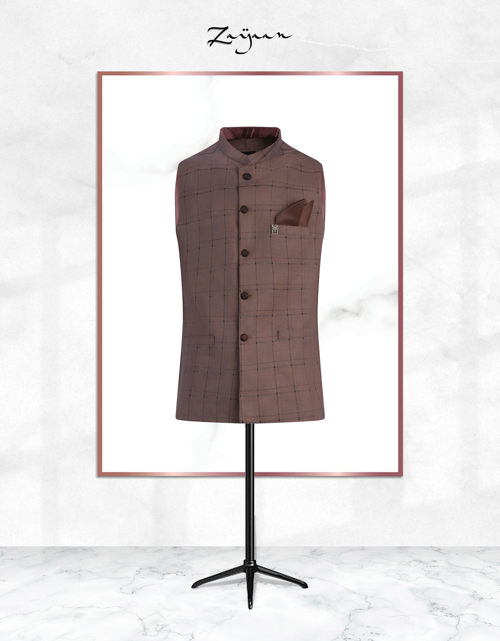 Premmium Vest I Taupe brown