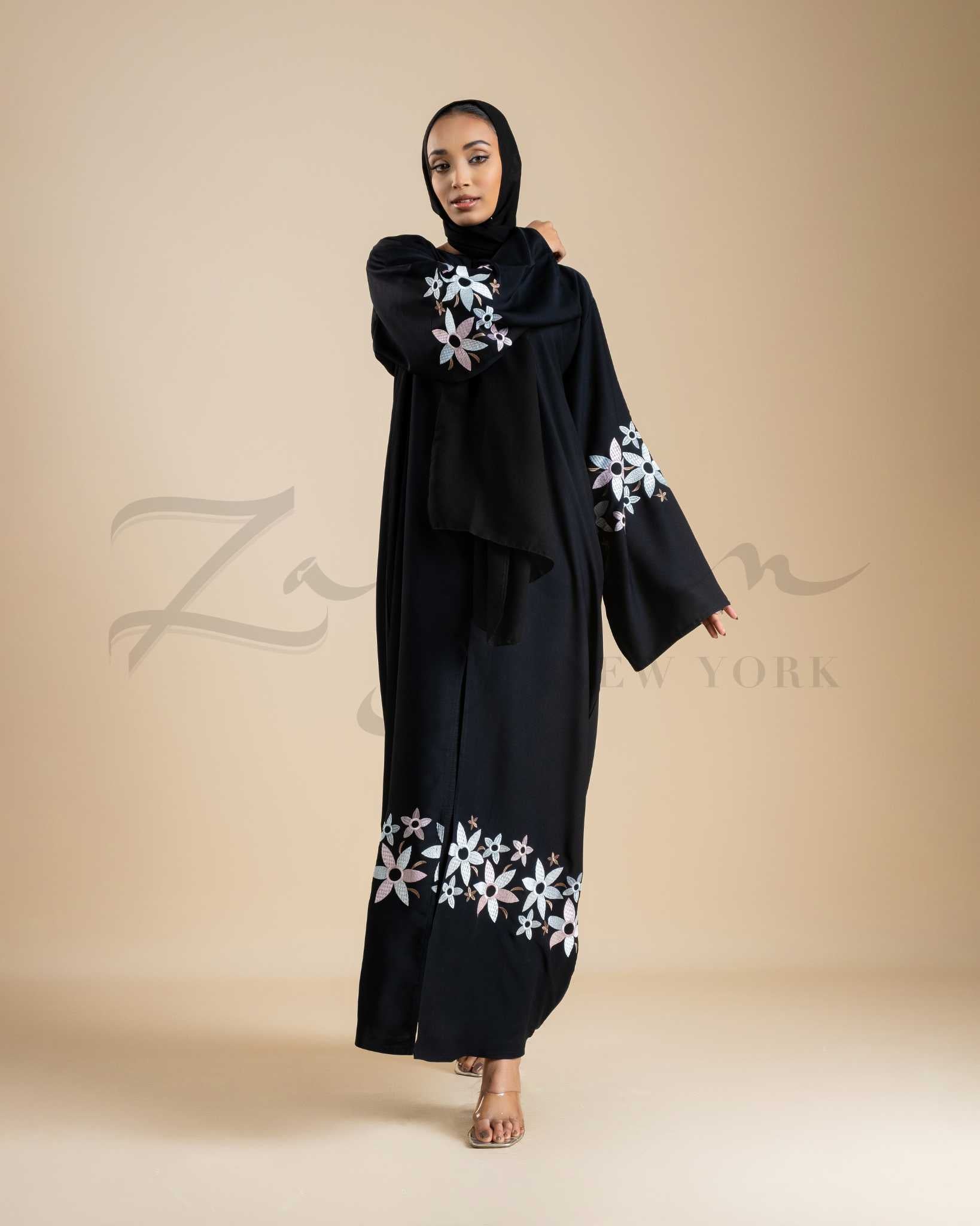 Floral Bloom Abaya