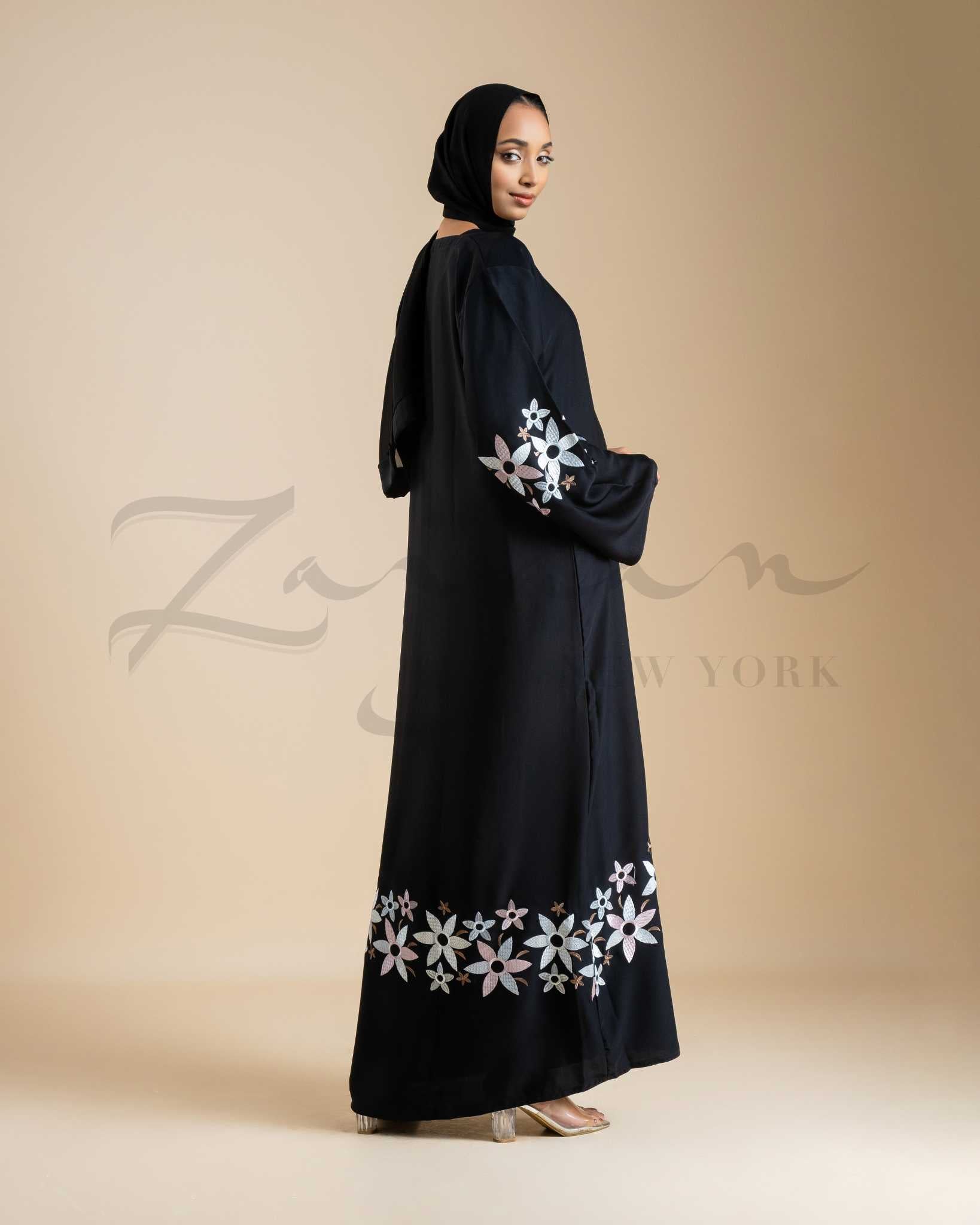Floral Bloom Abaya