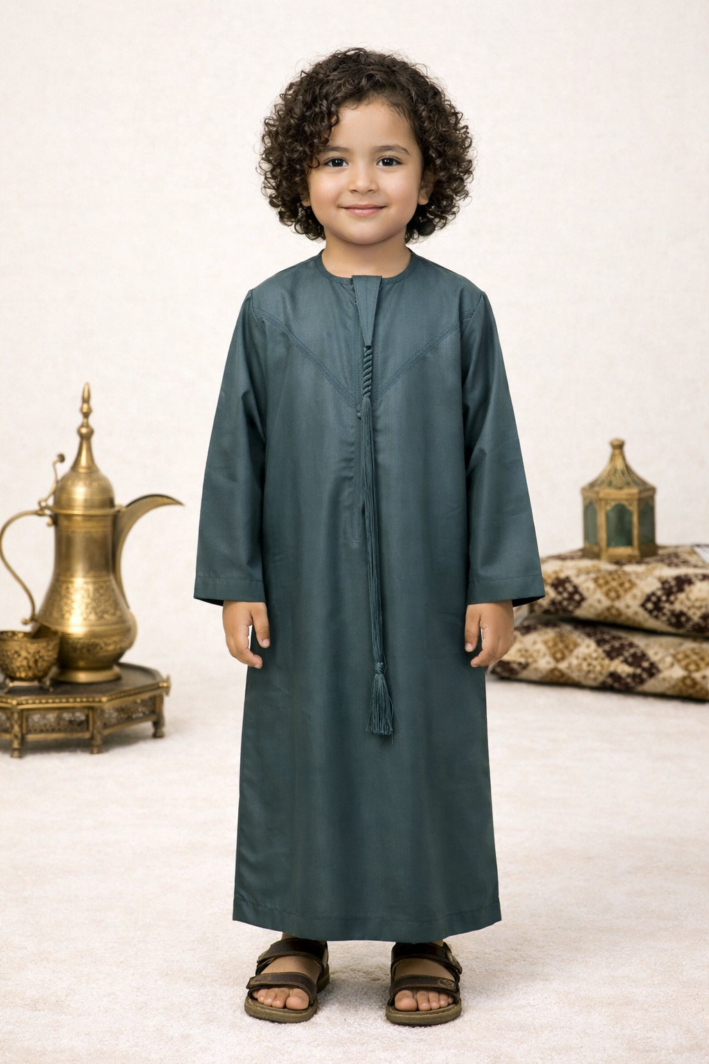 Premium Kids Emirati | Dark Green