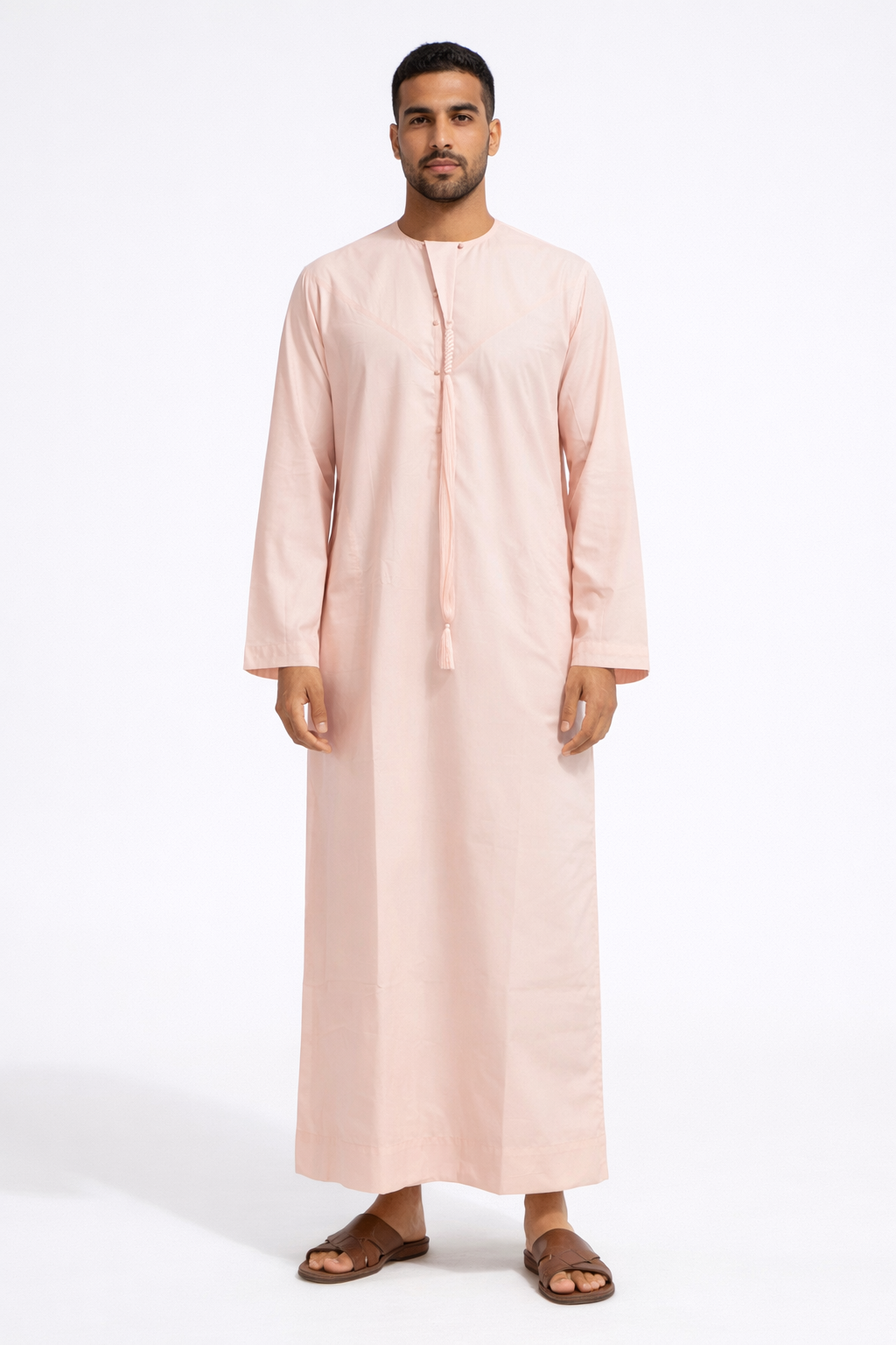 Premium Emirati Thobe | Coral