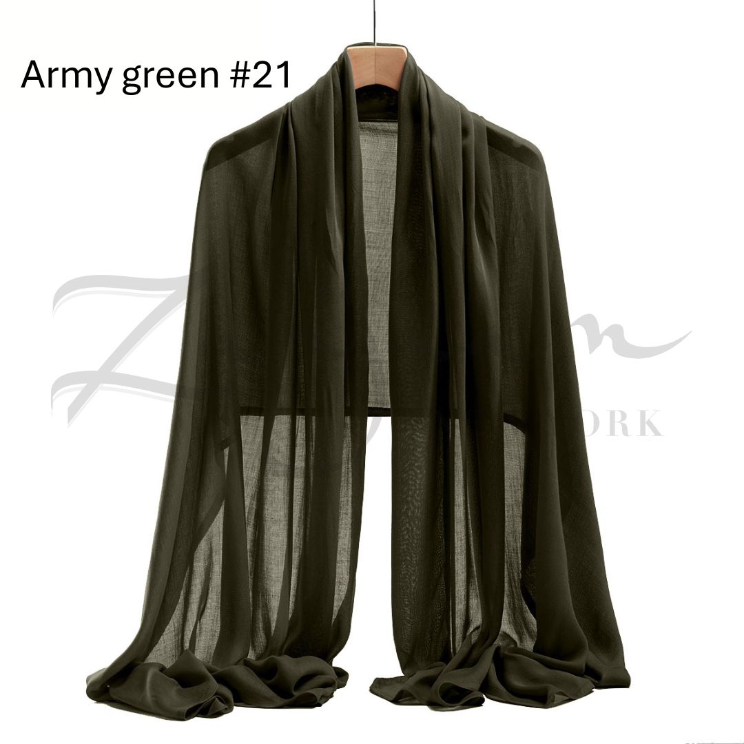 Premium Viscose DBL Stch Modal Hijab