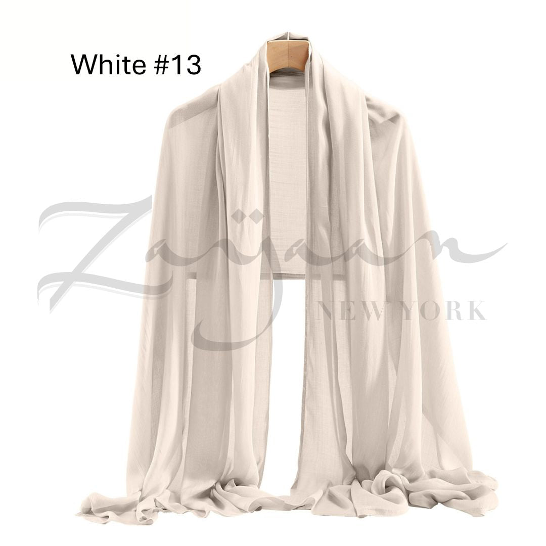 Premium Viscose DBL Stch Modal Hijab