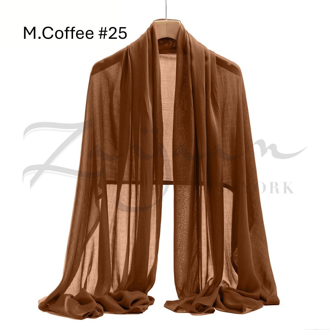 Premium Viscose DBL Stch Modal Hijab