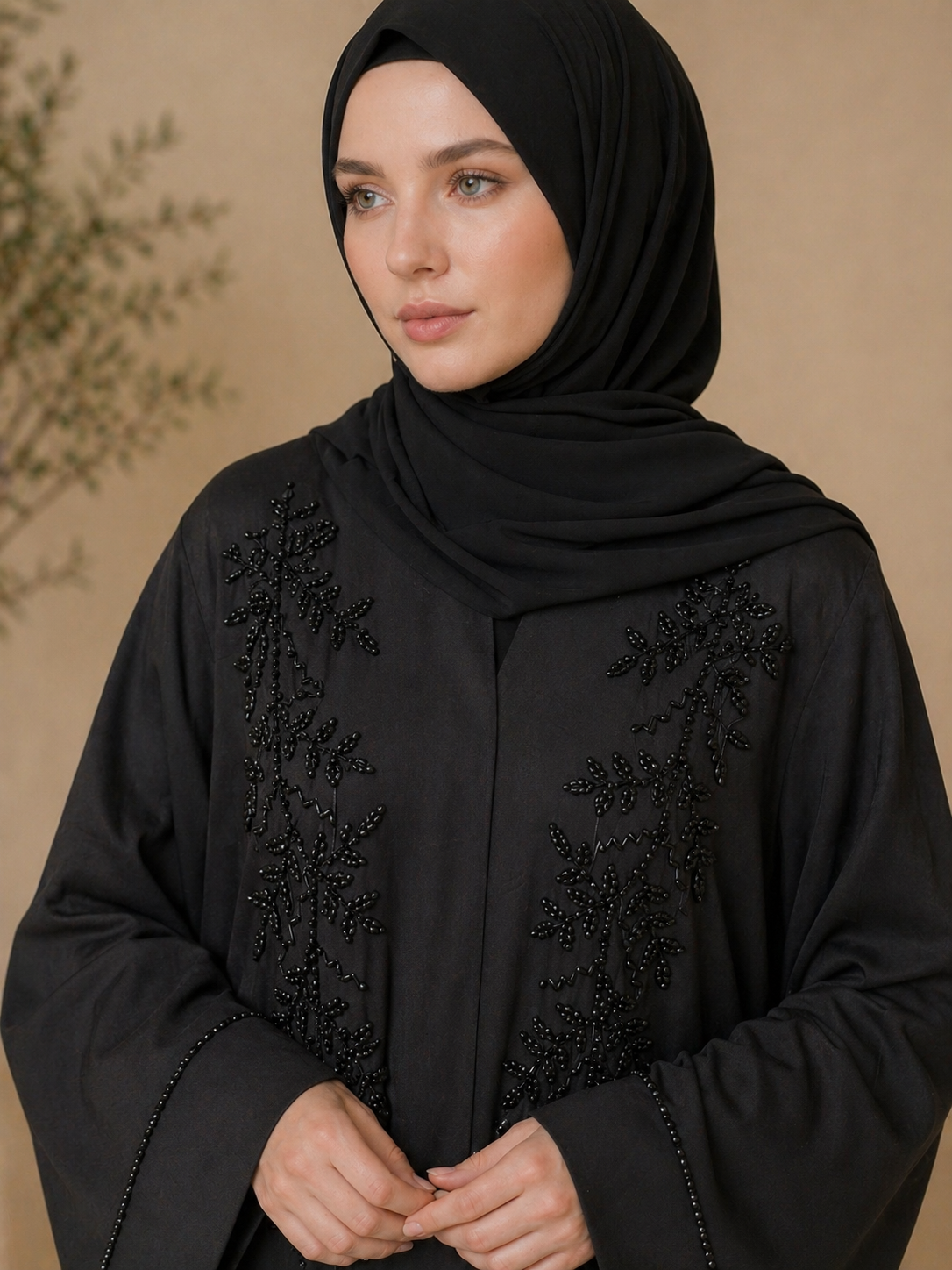 Sultana Beaded Abaya