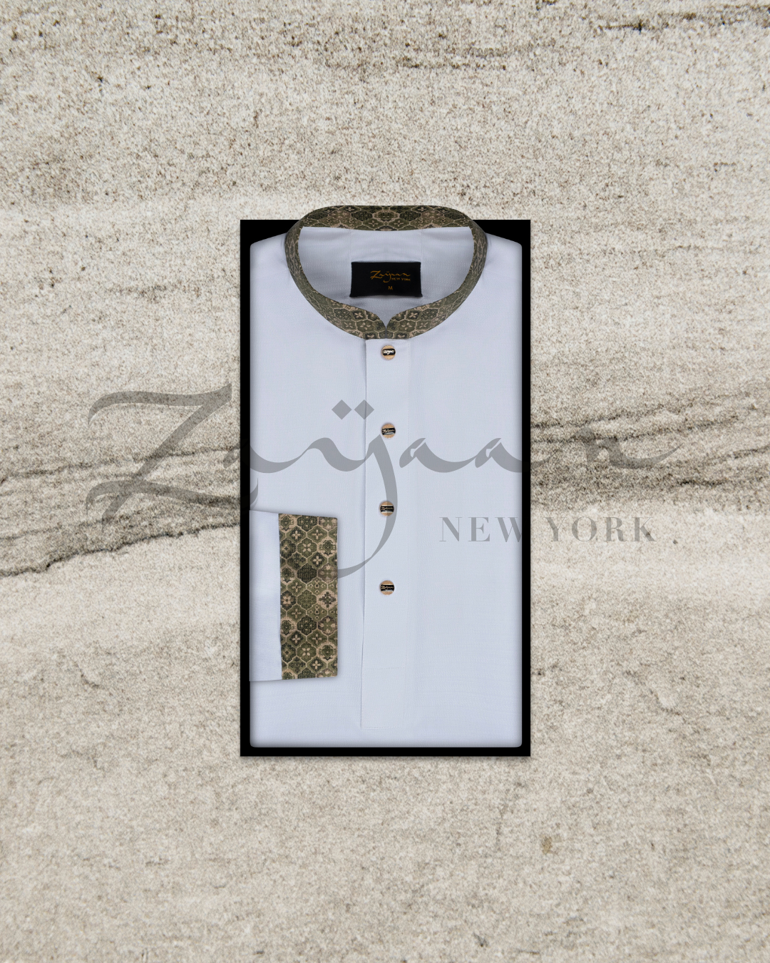 Premium Panjabi | white | Father