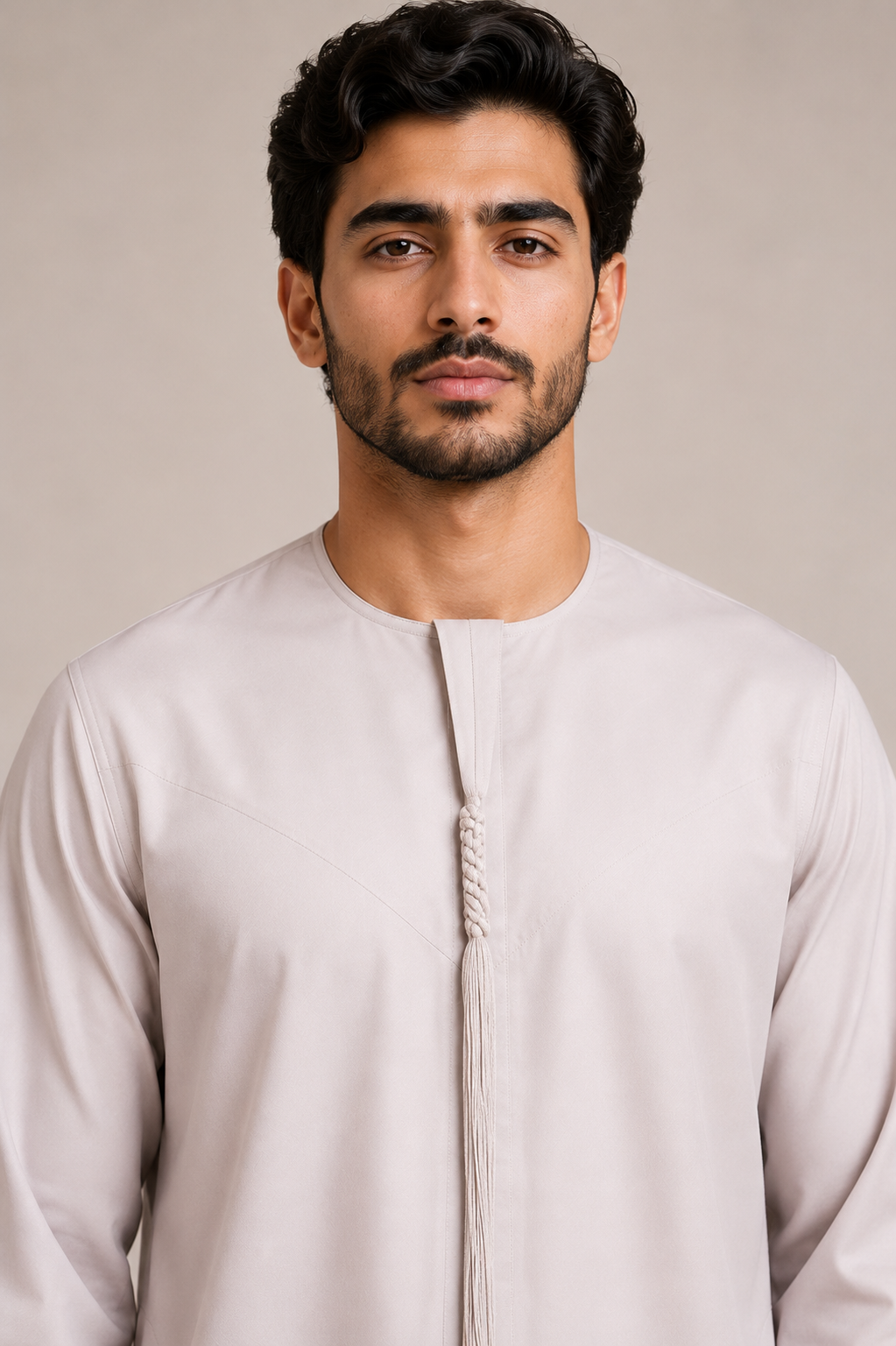 Premium Emirati Thobe | Almond Brown