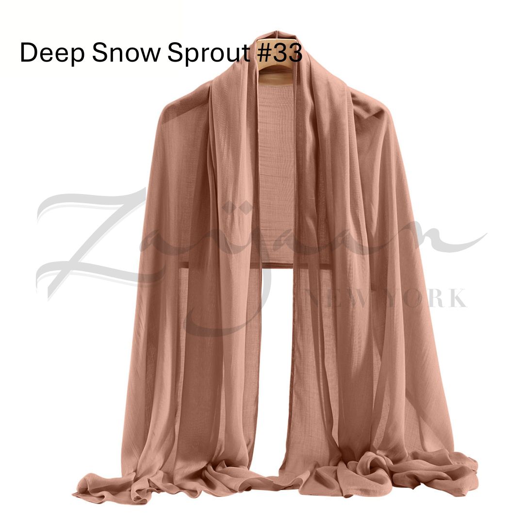 Premium Viscose DBL Stch Modal Hijab