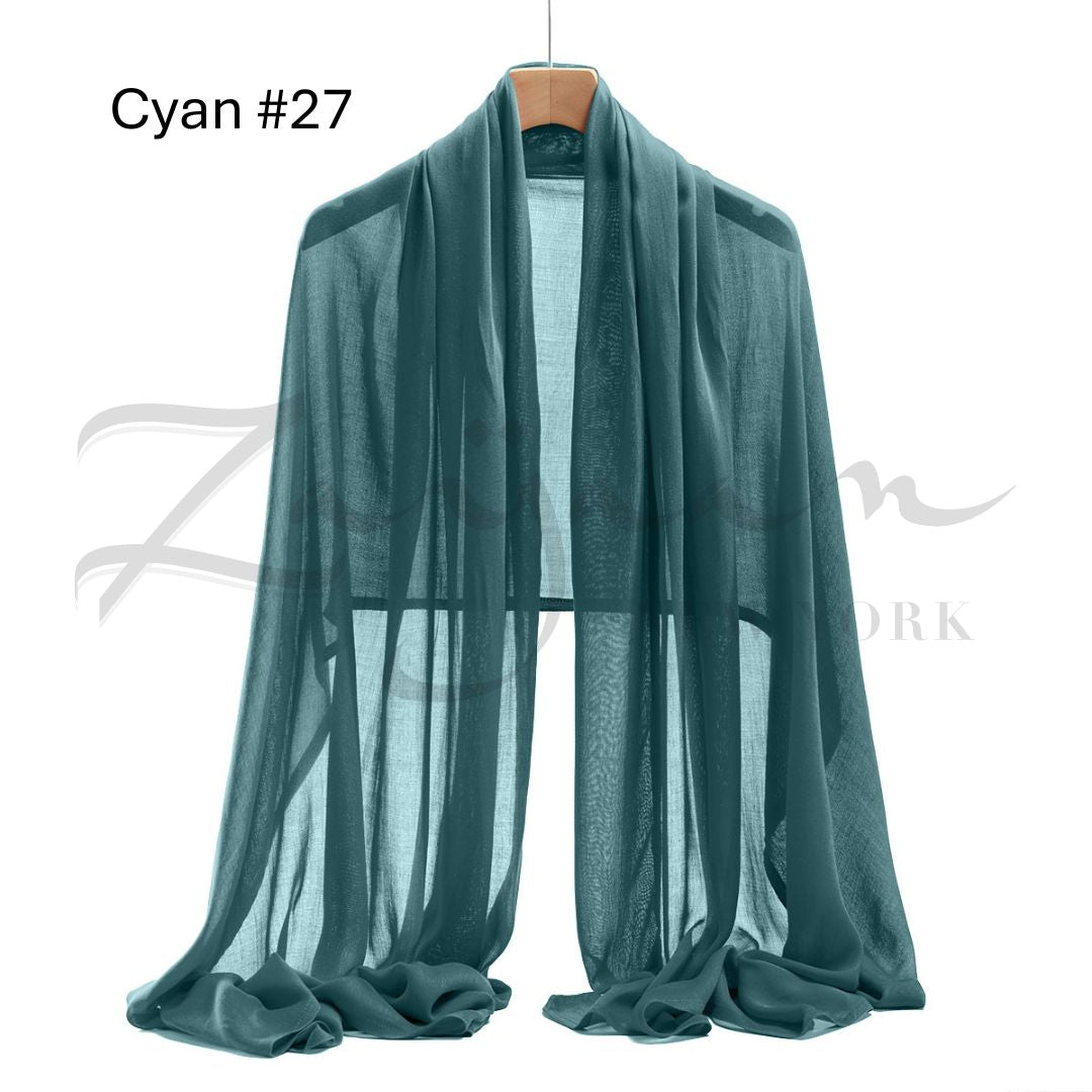 Premium Viscose DBL Stch Modal Hijab