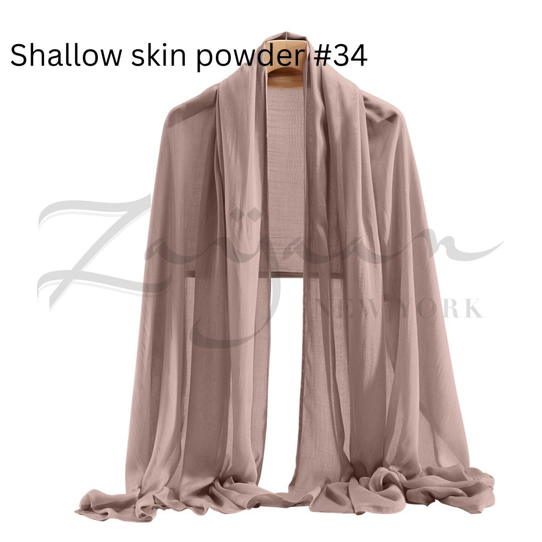 Premium Viscose DBL Stch Modal Hijab