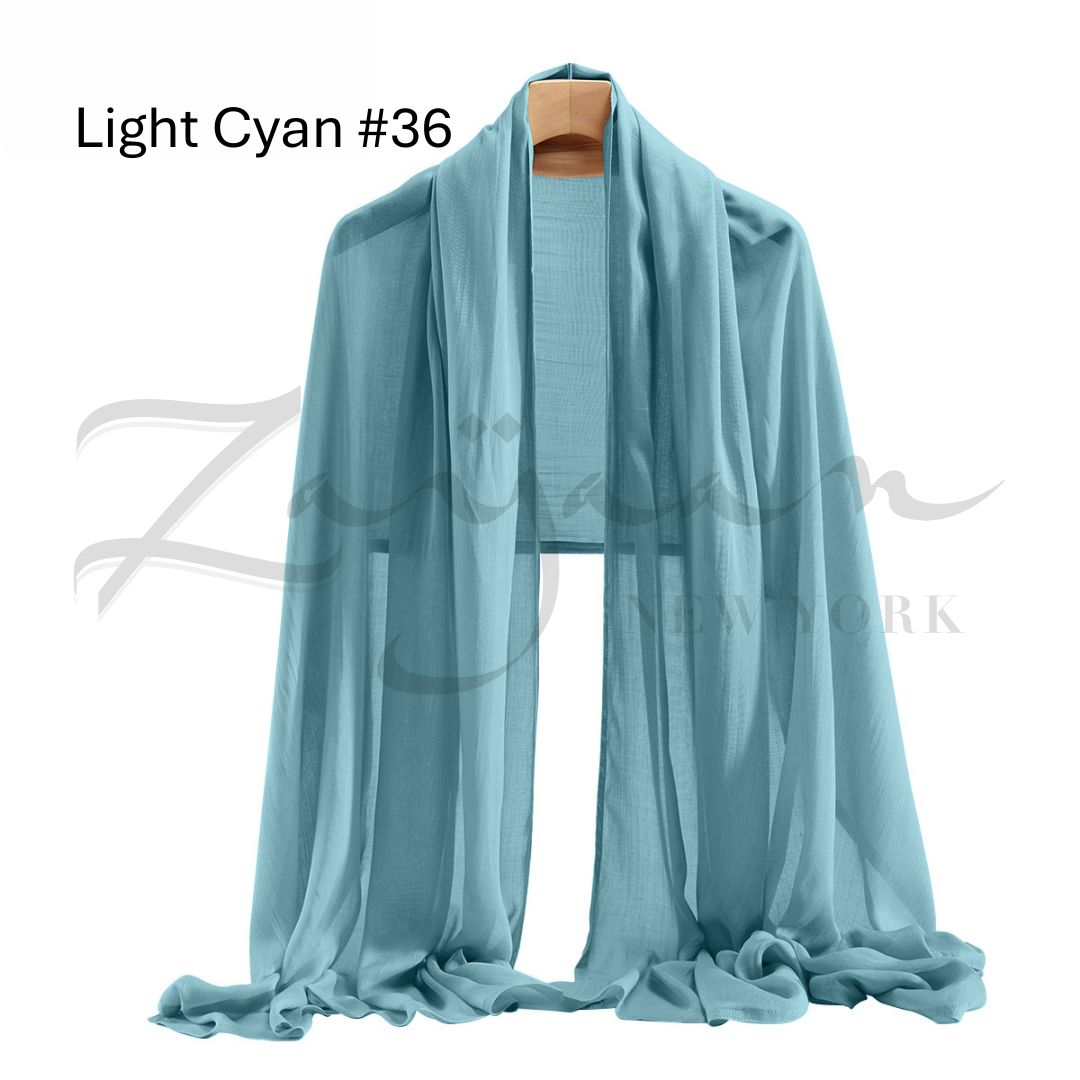 Premium Viscose DBL Stch Modal Hijab