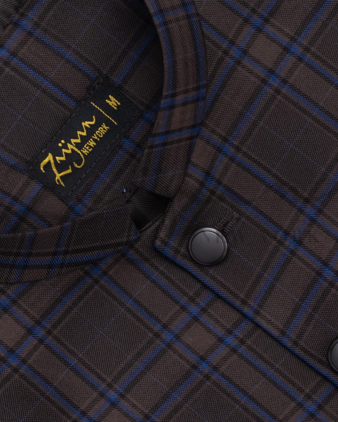 Premium Embroidery Vest | chocolate brown