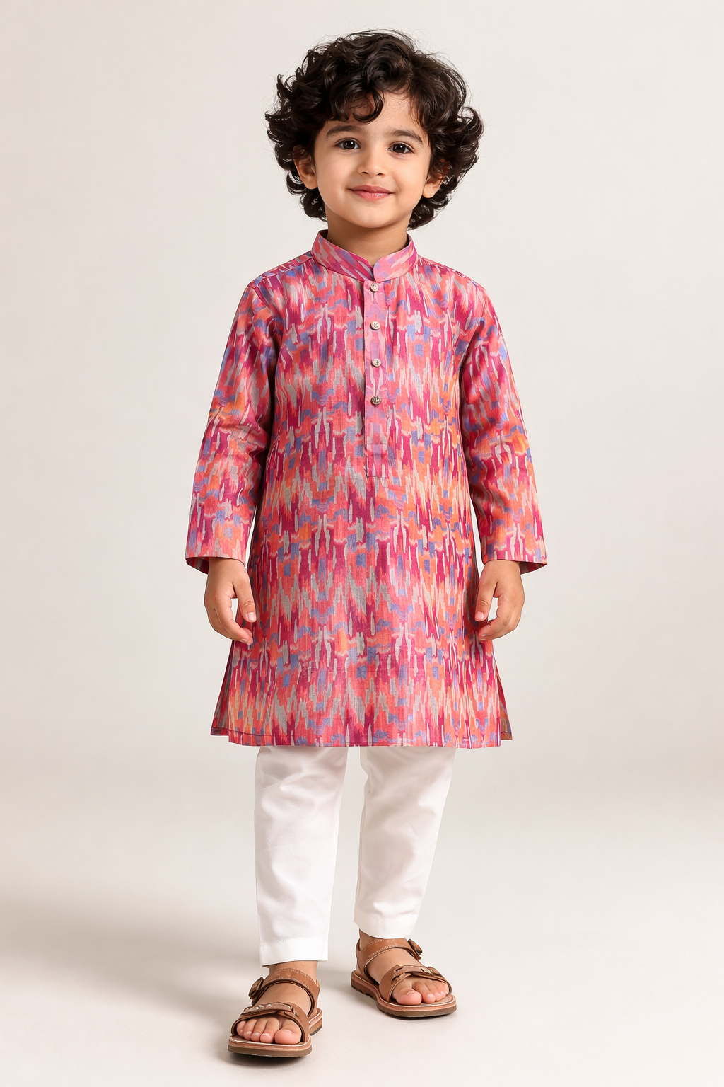 Zayaan Royale Ikat Junior Panjabi