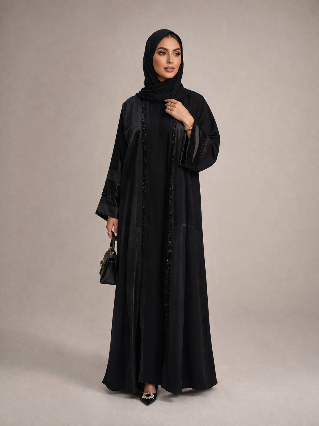Velour Noir Abaya