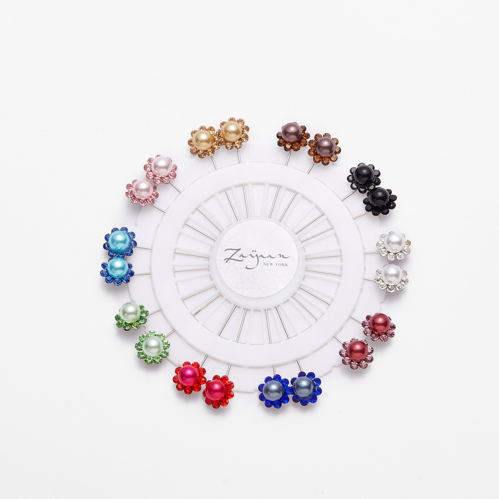 Hijab Pin Big Pearl 20 Pcs Circle