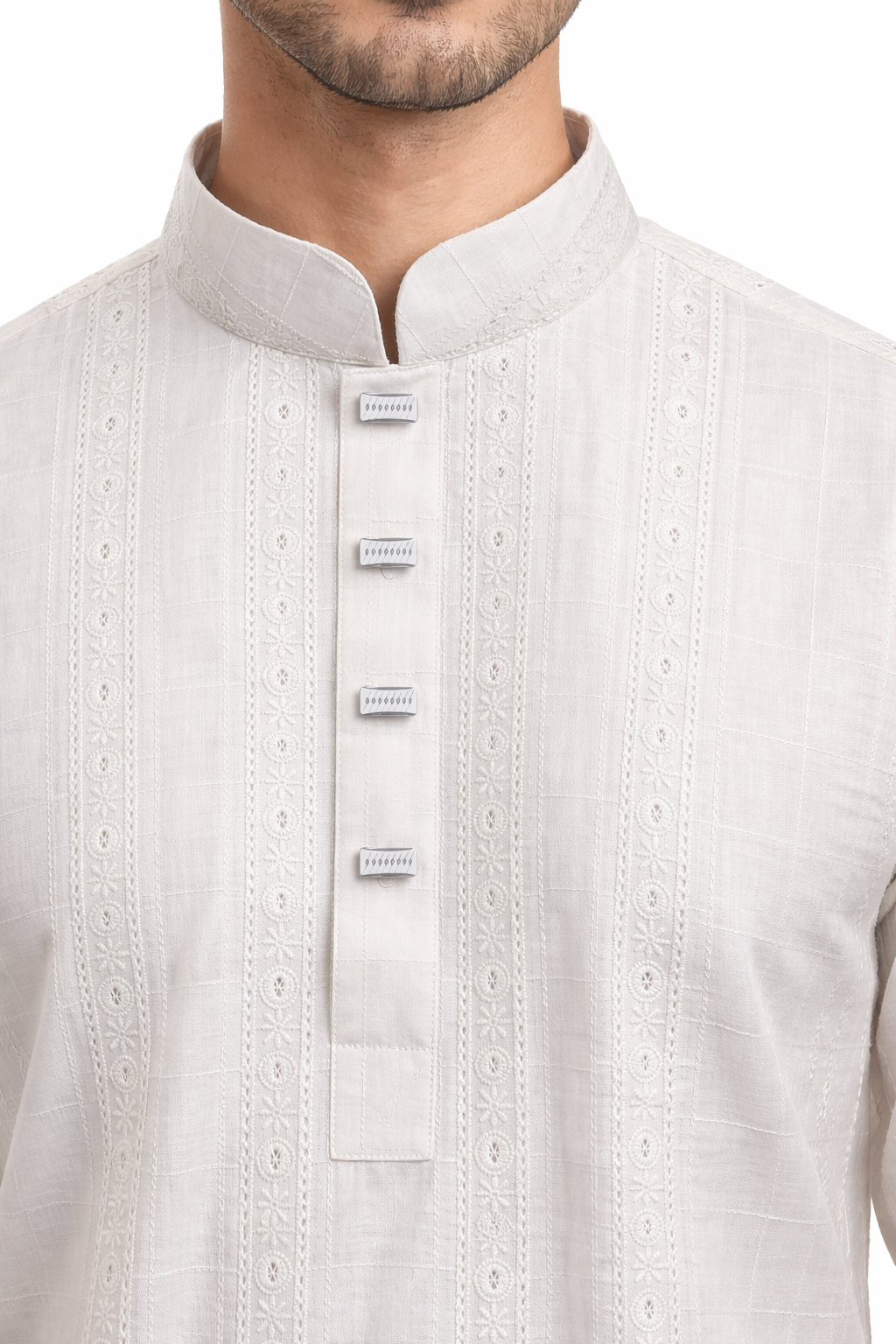 Ivory Noor Chikankari Panjabi