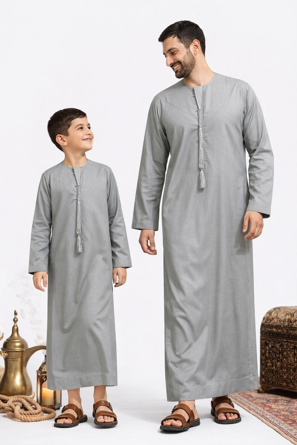 Premium Kids Emirati | Gray