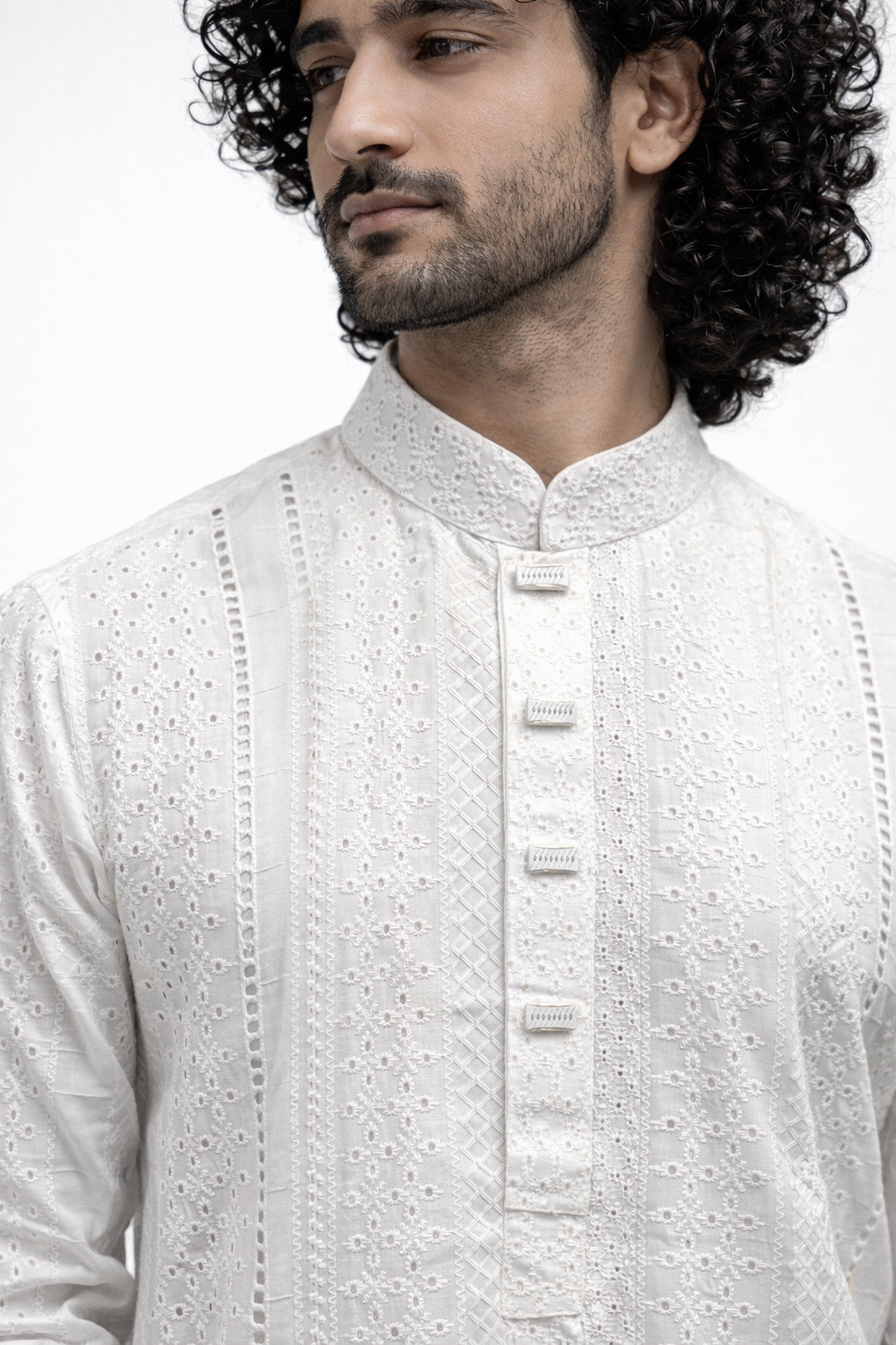 Noor Al-Hayat Chikankari Panjabi