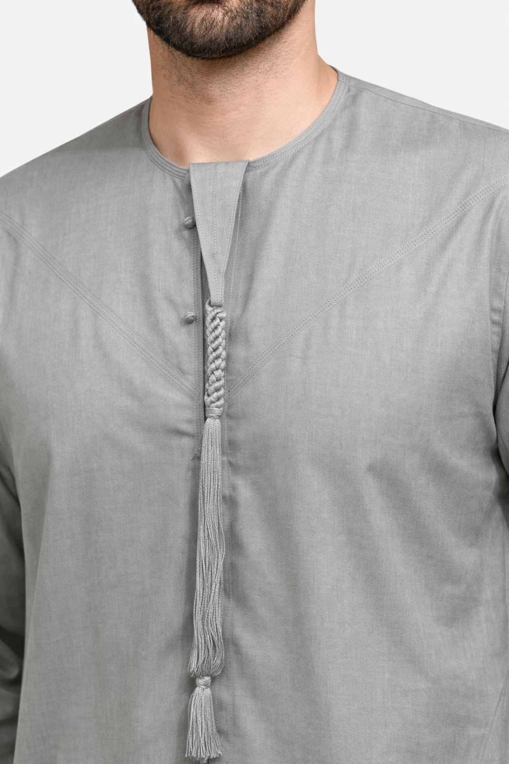 Premium Emirati Thobe | Gray