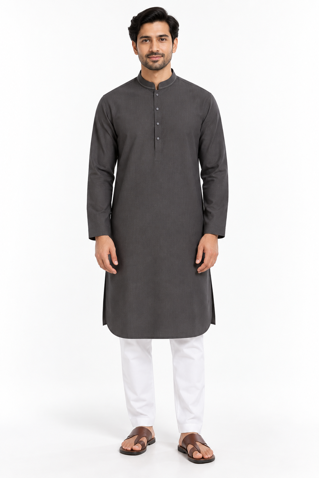 Pakistani Jacquard gray