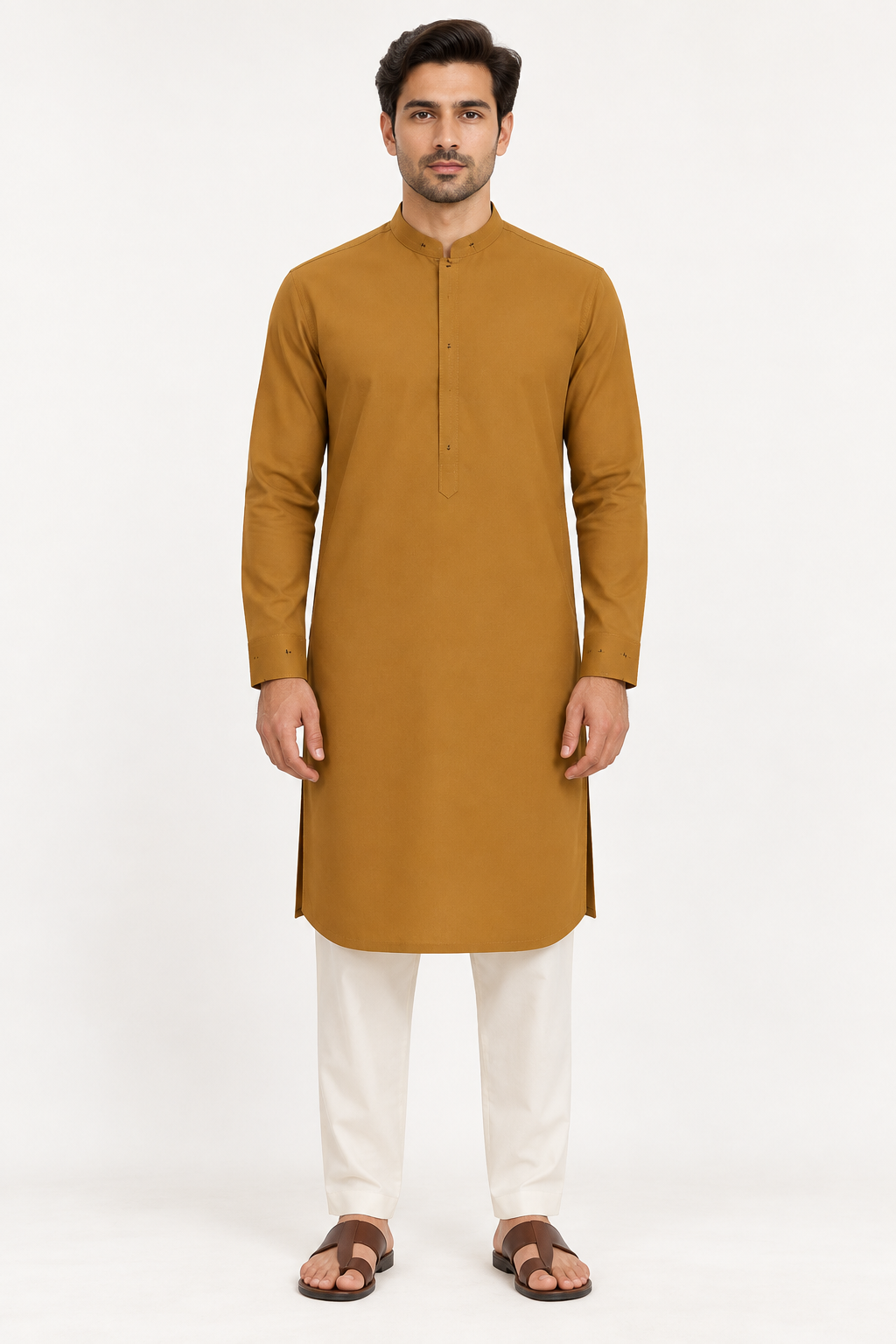 Pakistani Cotton Golden Brown | Father