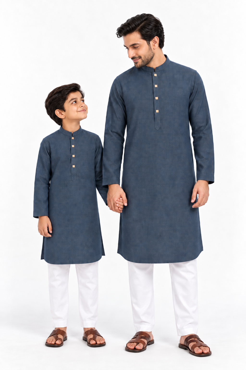 Pakistani Jacquard navy blue