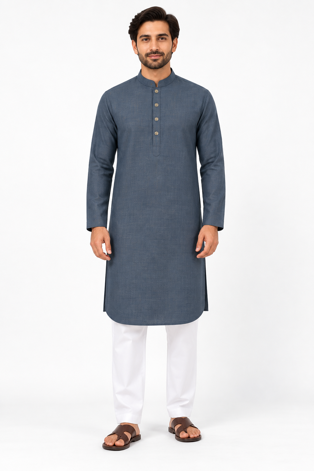 Pakistani Jacquard slate gray