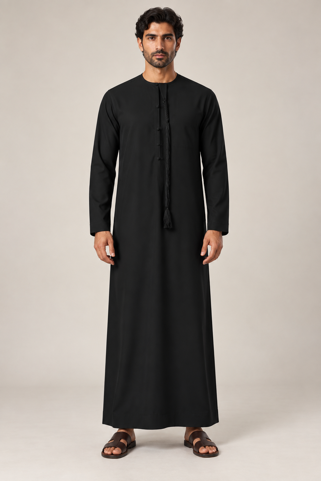 Premium Emirati Thobe | Black