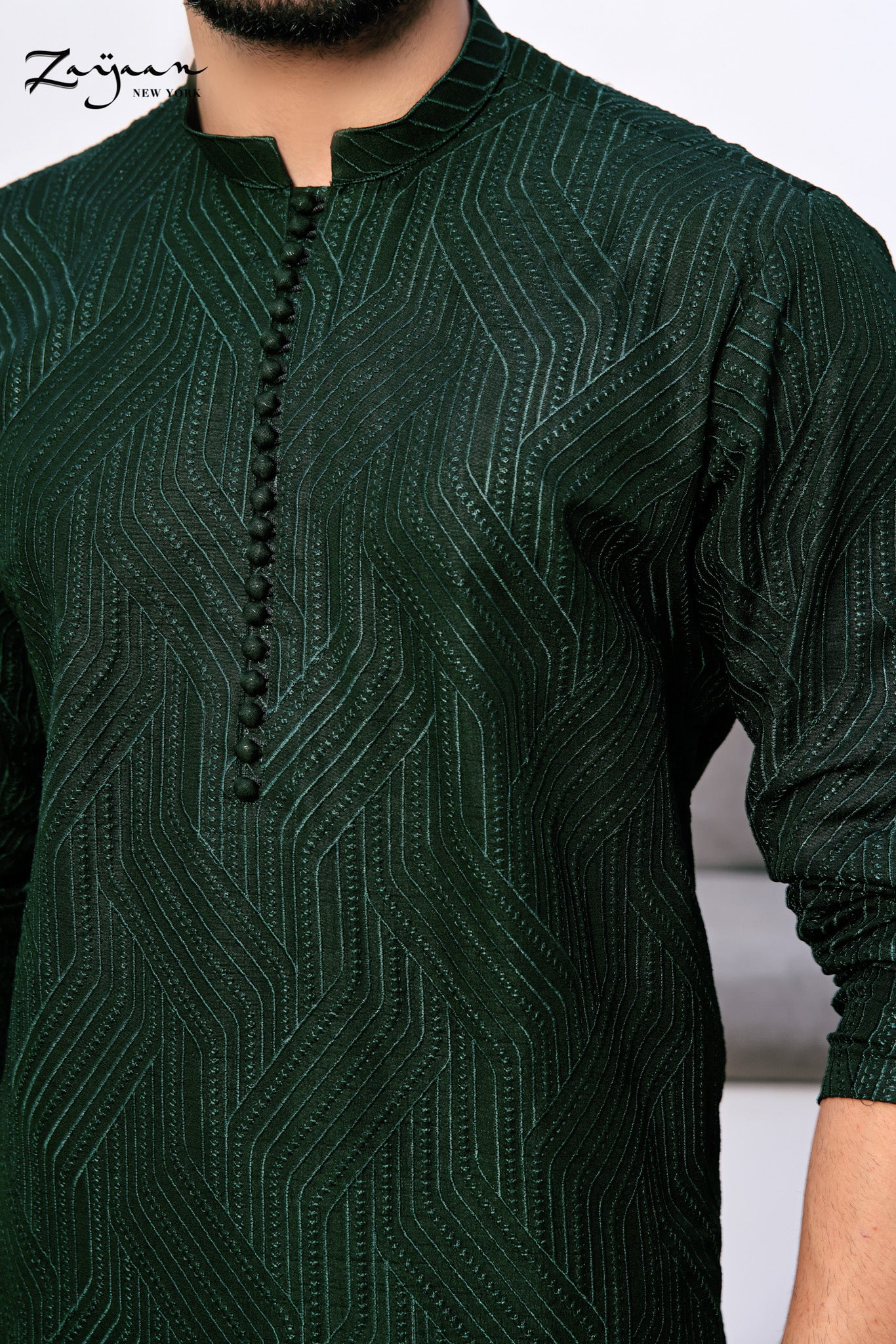 Platinum Panjabi | Dark Green