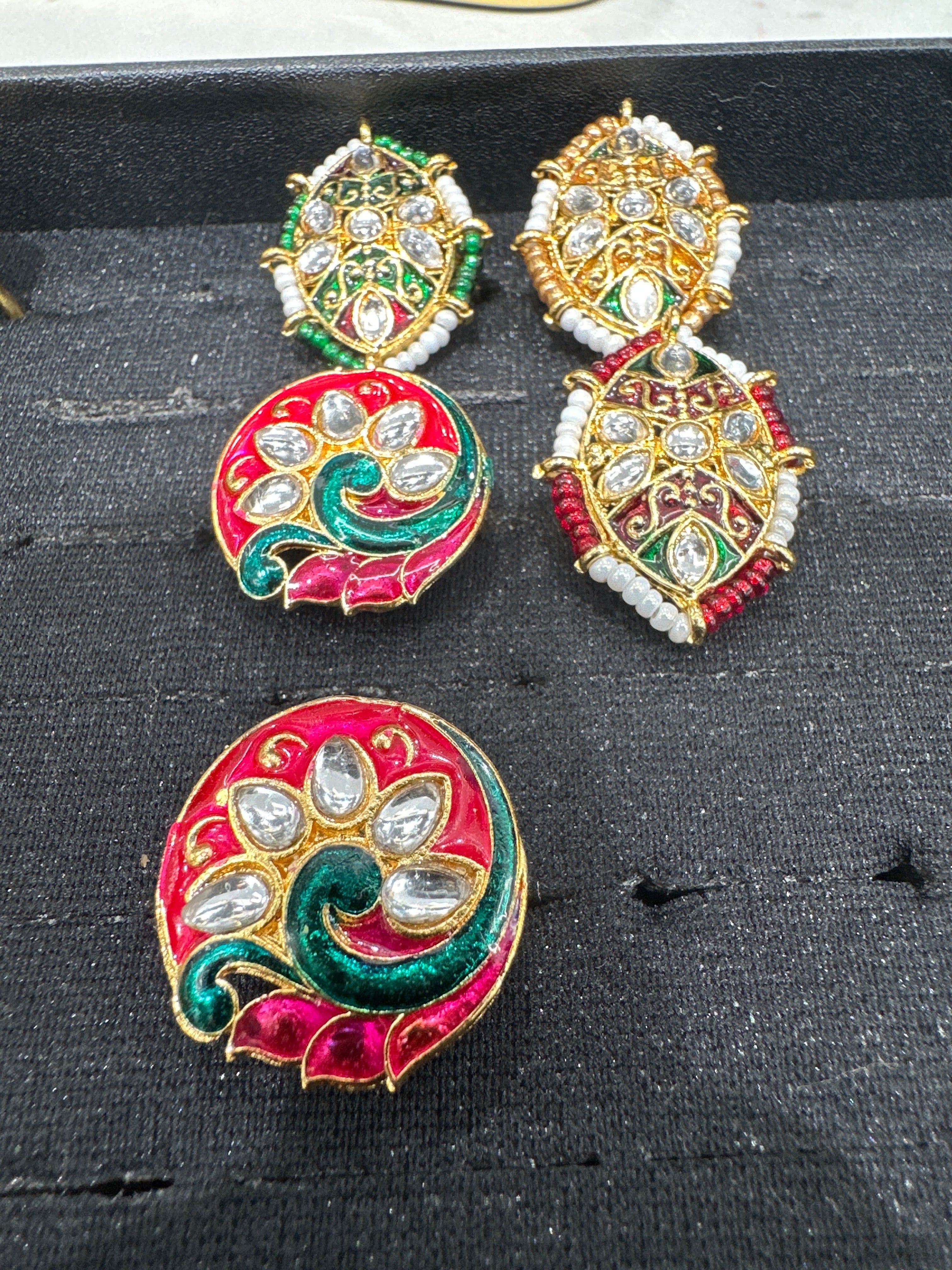 ZJ-74c: Jaypuri Finger Ring SML