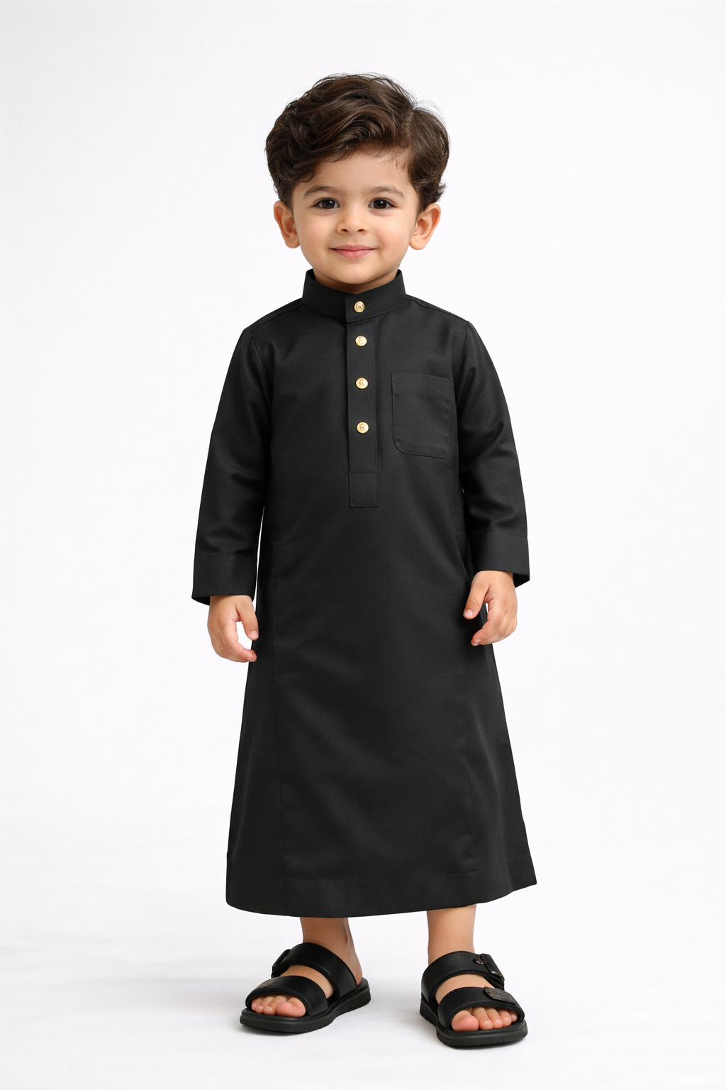 The Legacy Saudi Kids Thobe l Black
