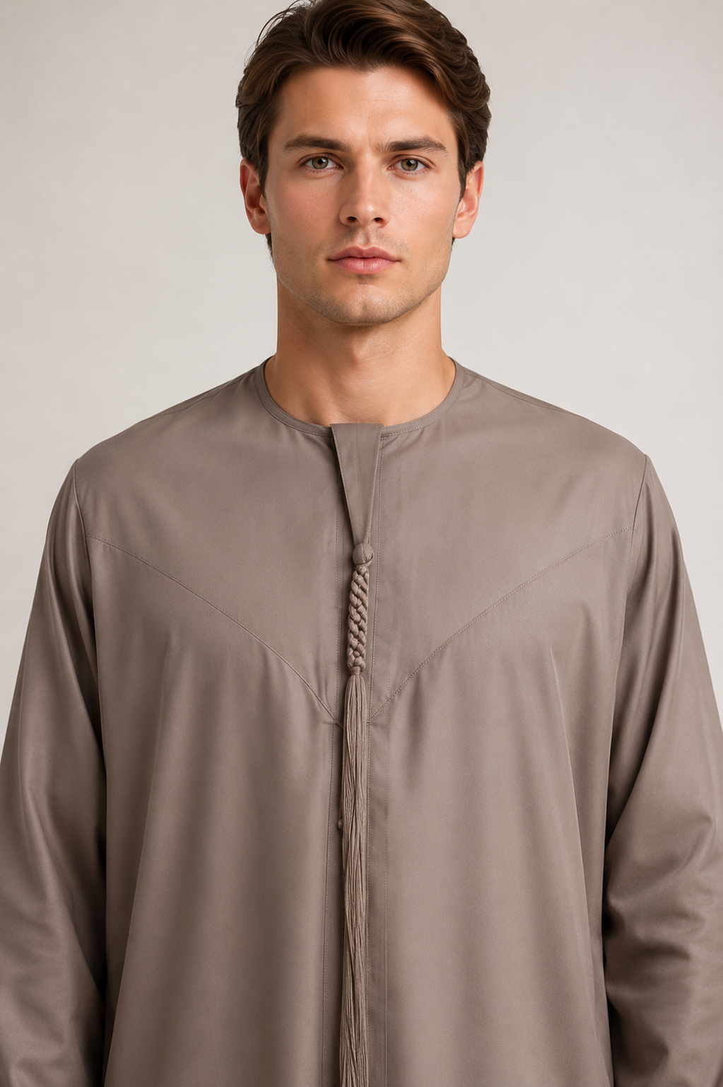 Premium Emirati Thobe | Earthy Brown