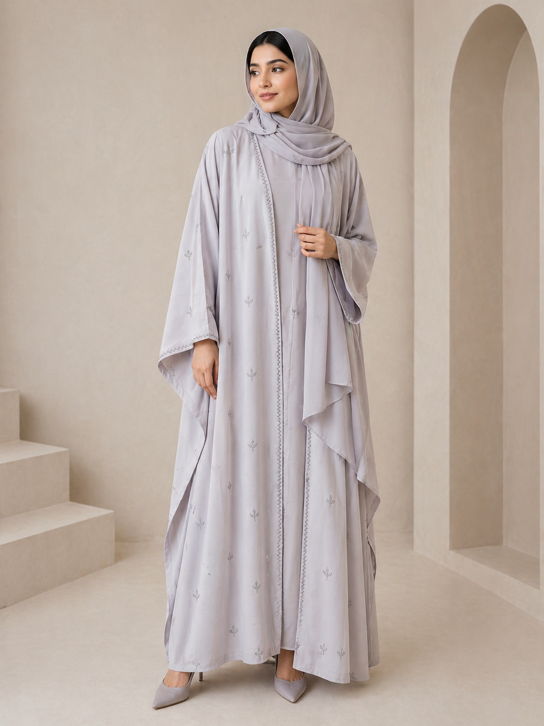 Moonveil Pearl Kaftan