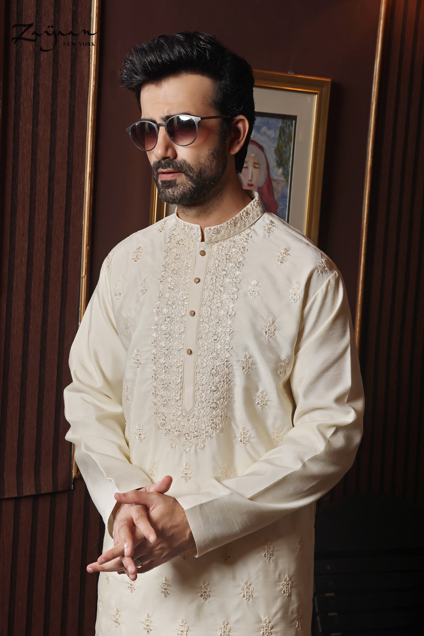 Platinum Panjabi | Off-White