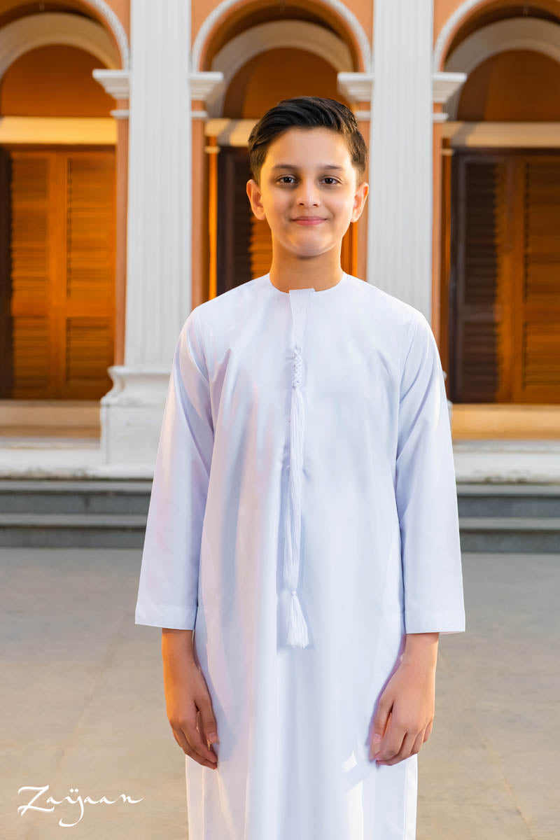 Premium Kids Emirati | White