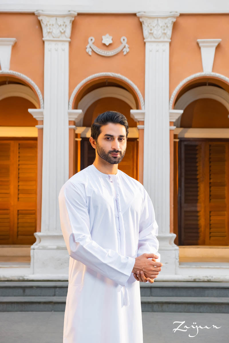 Premium Emirati Thobe | White