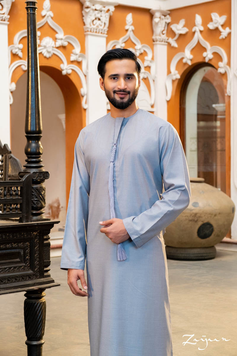 Premium Emirati Thobe | Gray