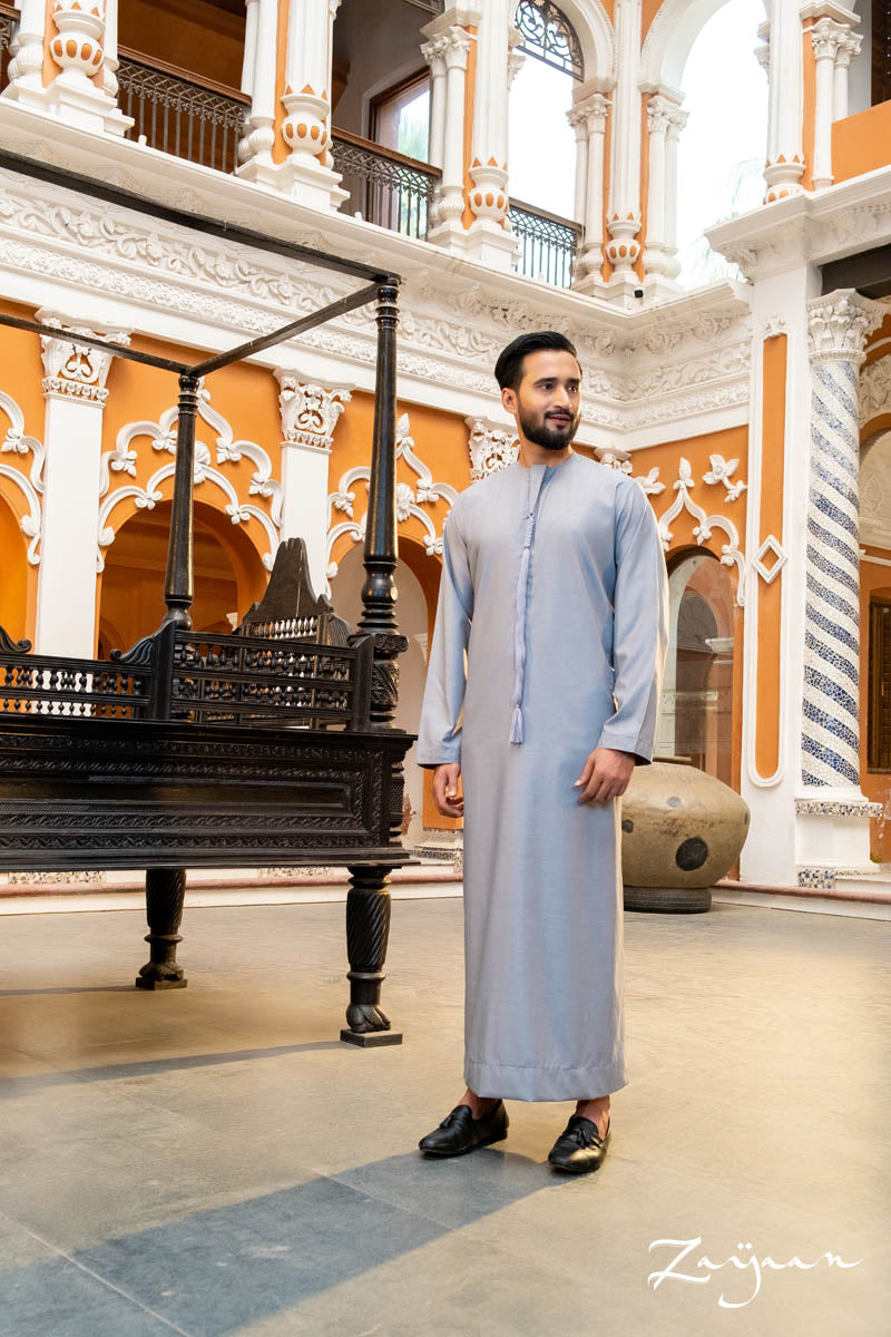 Premium Emirati Thobe | Gray